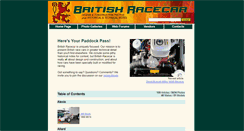 Desktop Screenshot of britishracecar.com
